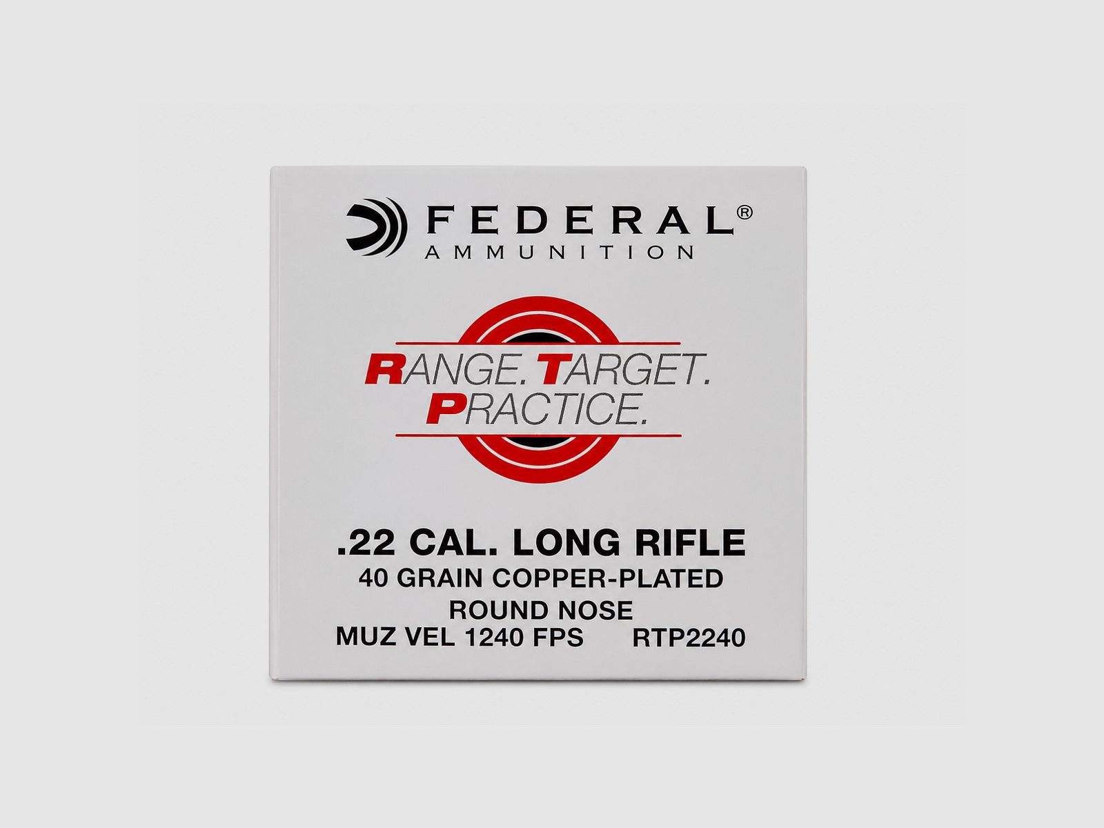 Federal Range Tartget Practice - .22 LR - 40 grs.