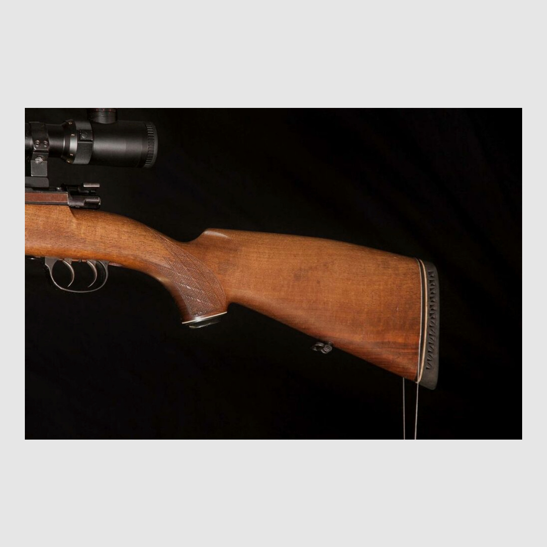 Karabin Velser Mauser System 98 Stutzen z montażem obrotowym i lunetą do polowania na dziki