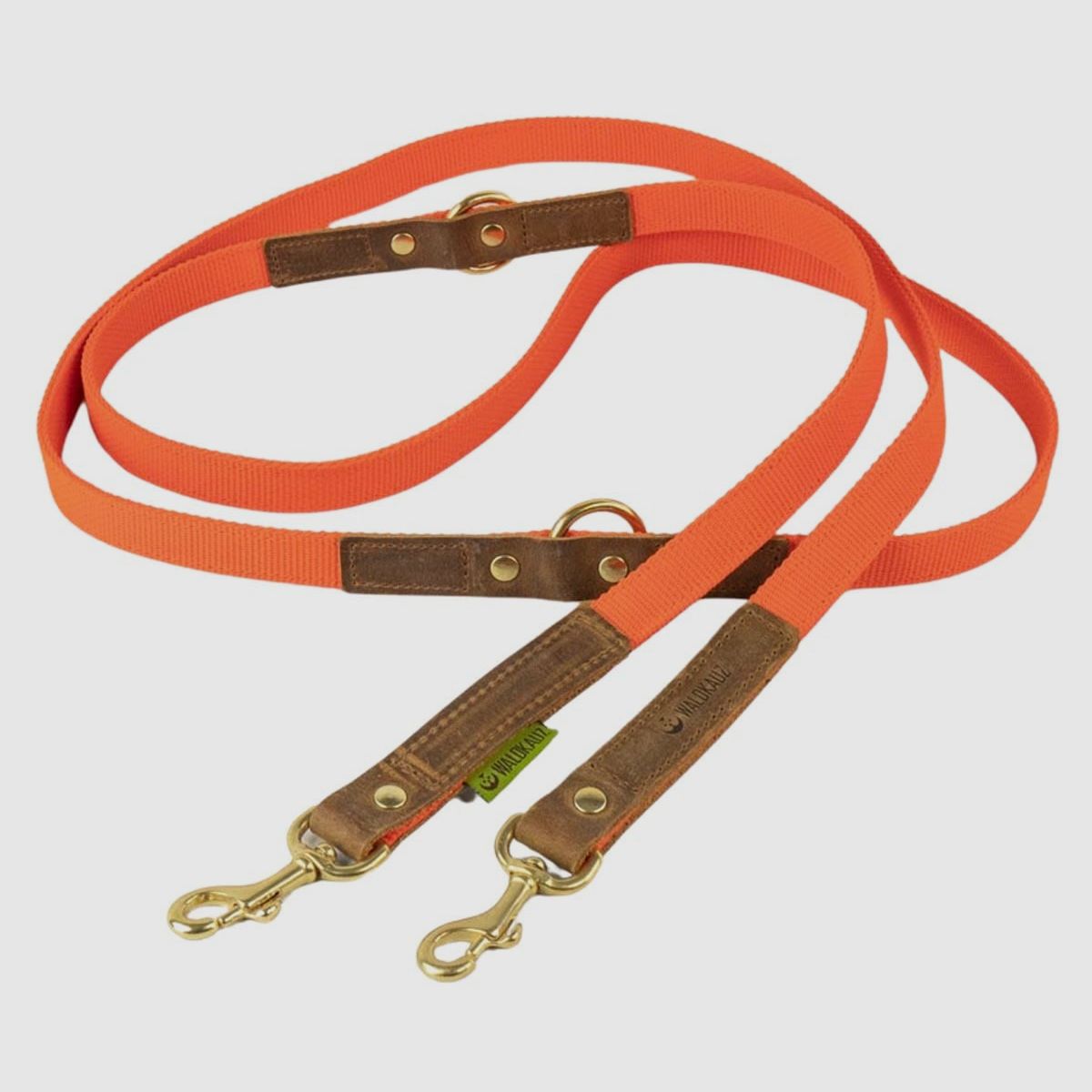 Waldkauz Umhängeleine ''Schlendrian'' / Länge 250cm Orange