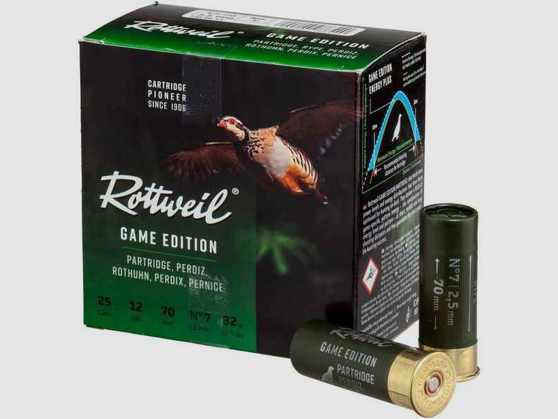 Rottweil 12/70 Game Edition Rebhuhn 2,5mm - 32g