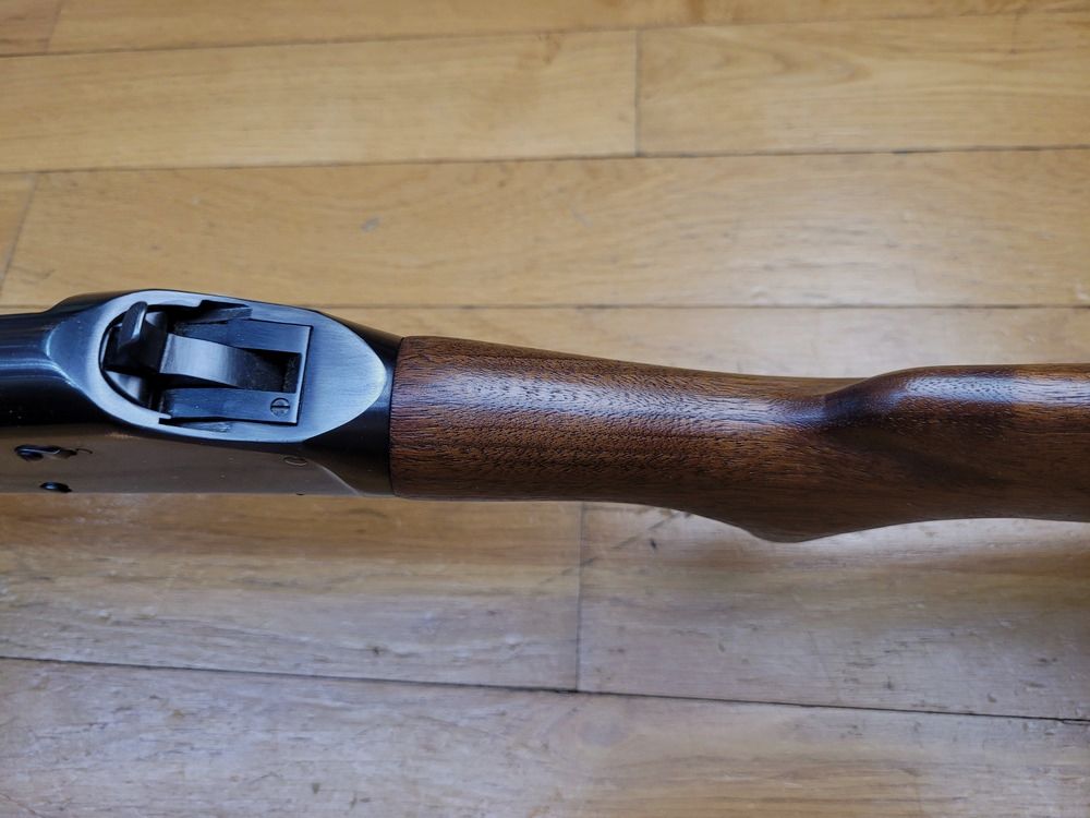 Iconique Fusil à Pompe Winchester modèle 1897 – Take Down – Modèle dit » Riot Gun « – Marquage State Police de l&rsquo;Illinois ! – Cal.12/70 – 6+1 – Cat. B. – État superbe ! – TBE++, image 11 sur 33