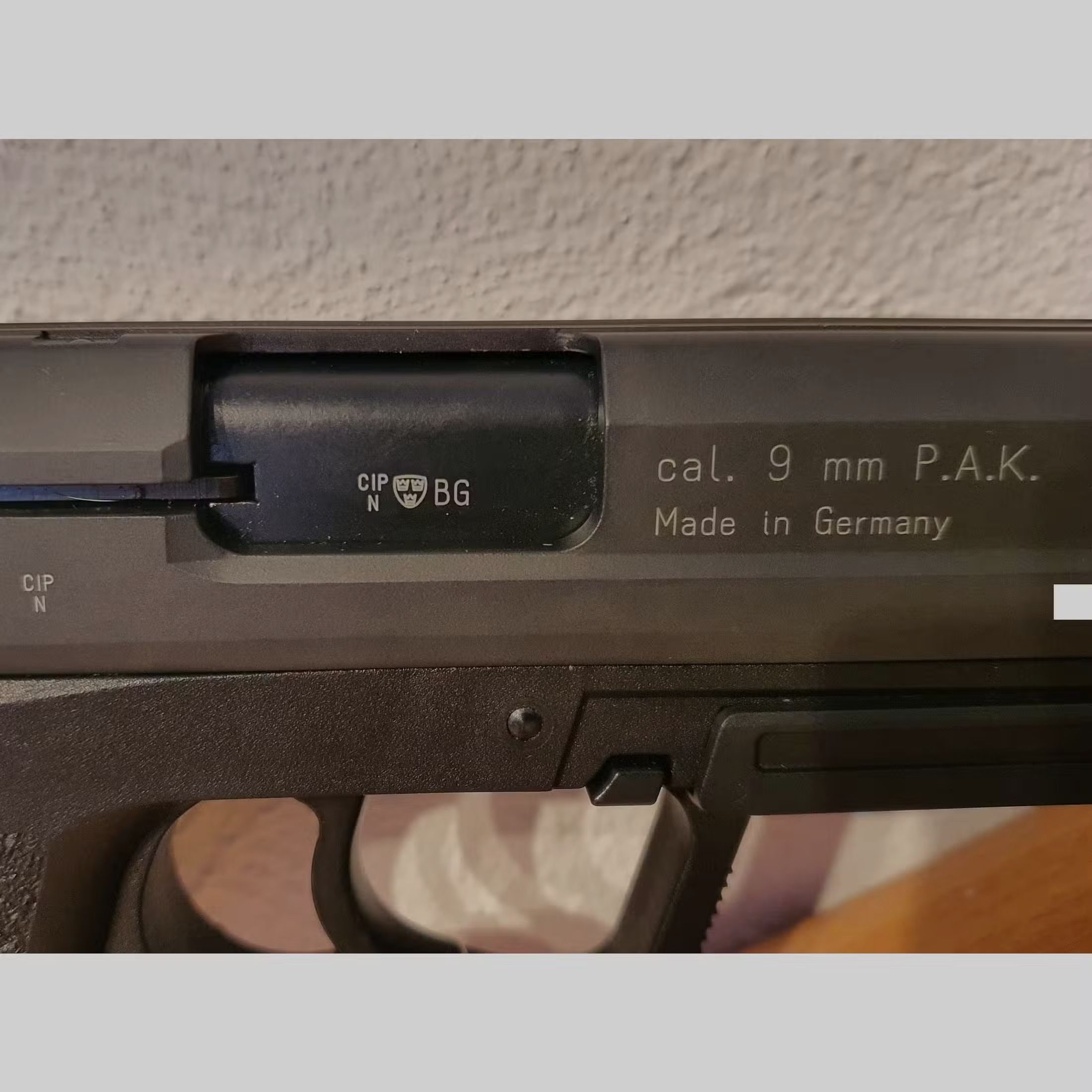 Röhm RG 96 Match, im Kaliber 9 mm P.A.K black