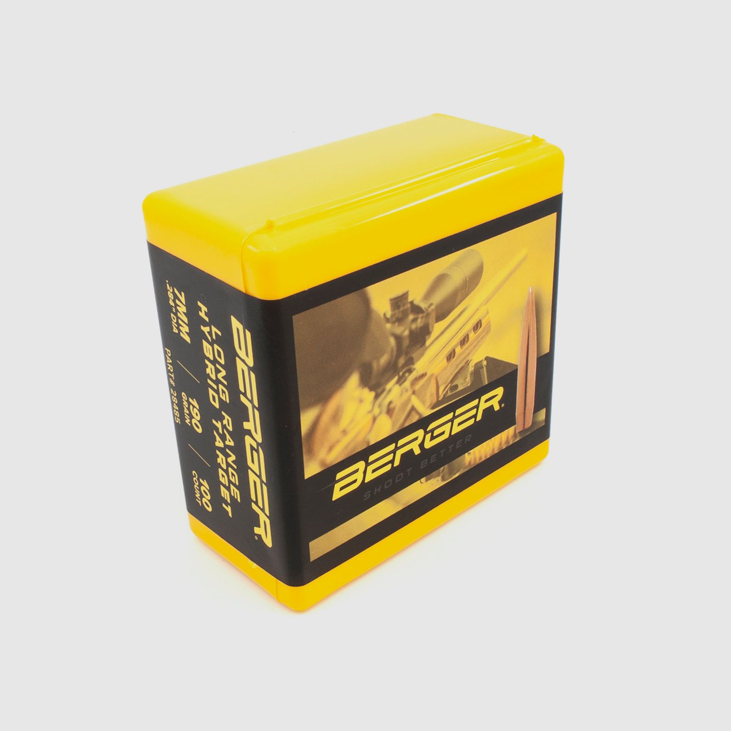 Berger Geschoss 7mm/.284 Long Range Hybrid Target 190GR 500 Stück