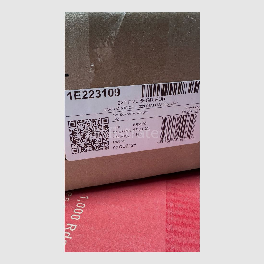 AGUILA MUNITION .223 REM 55GR STANDARD FMJ 50/1000 UVP Box: 31.00 EUR = 620 €