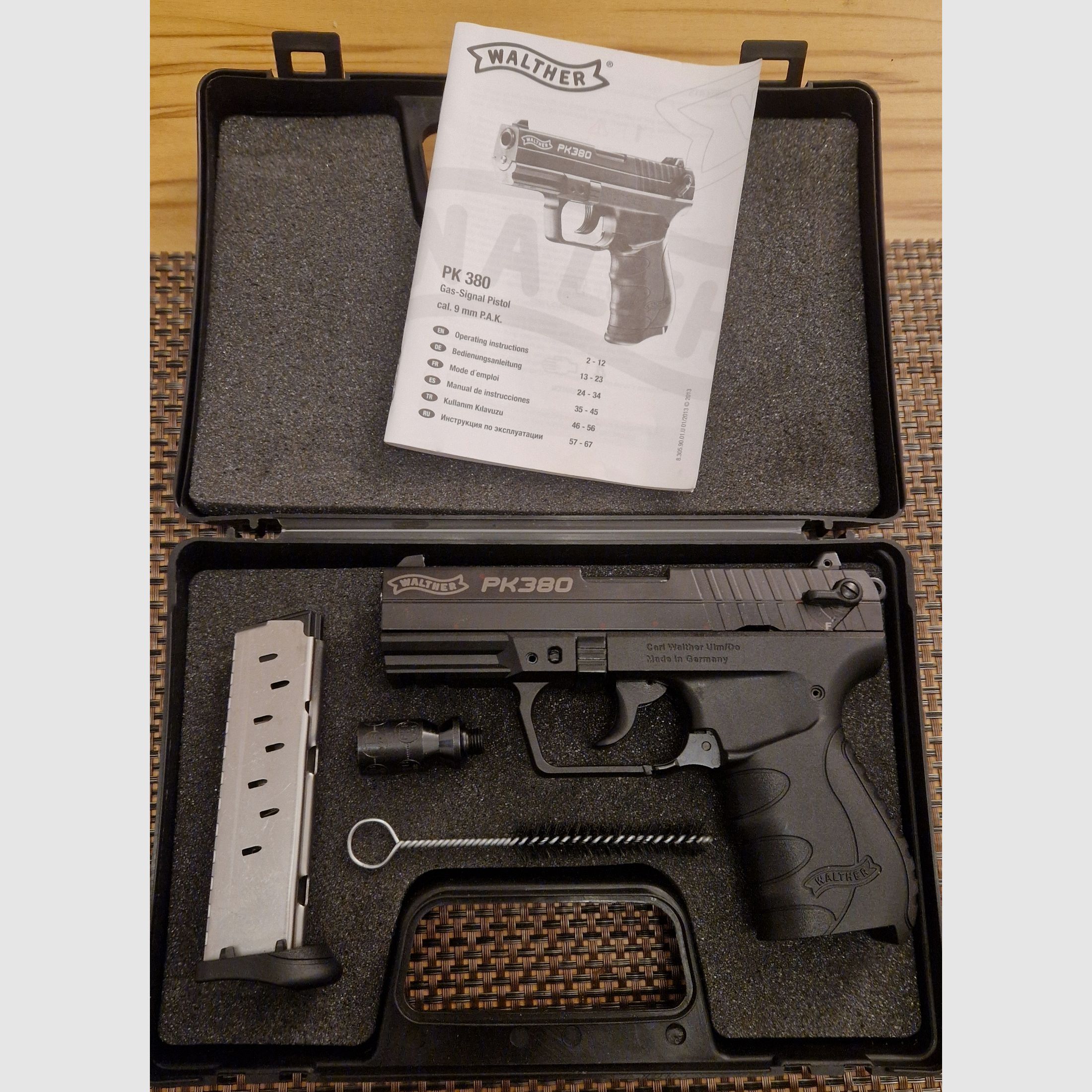 Walther PK380 Schreckschuss Pistool 9 mm P.A.K.