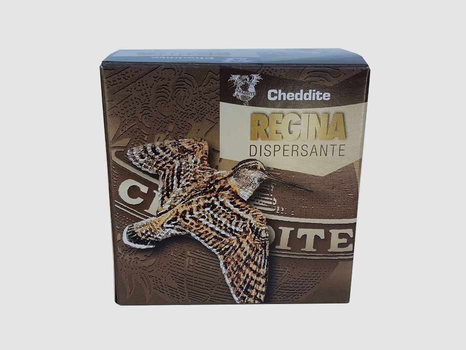 Cheddite Regina Dispersante 20 27gr Cartouche spécialement créée pour la chasse à la bécasse en forêt, grâce à la spéciale bourre dispersante