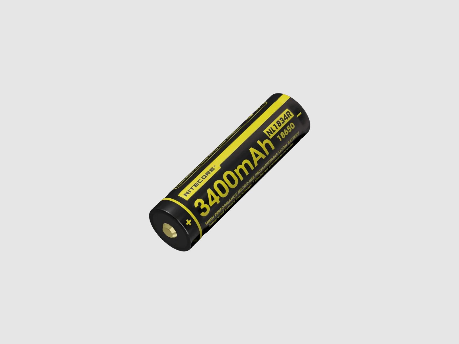 NITECORE Li-Ionen-Akku 18650 (2x CR123) 3400 mAh Micro-USB, Bild 1 von 2