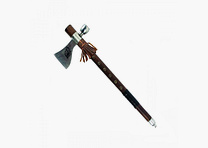 Indianer Tomahawk mit Friedenspfeife