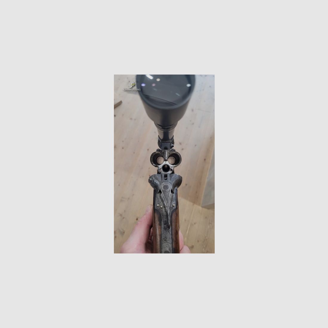 Krieghoff Drilling, Zeis Jagd 4 SEM; 8x57IR 16/70