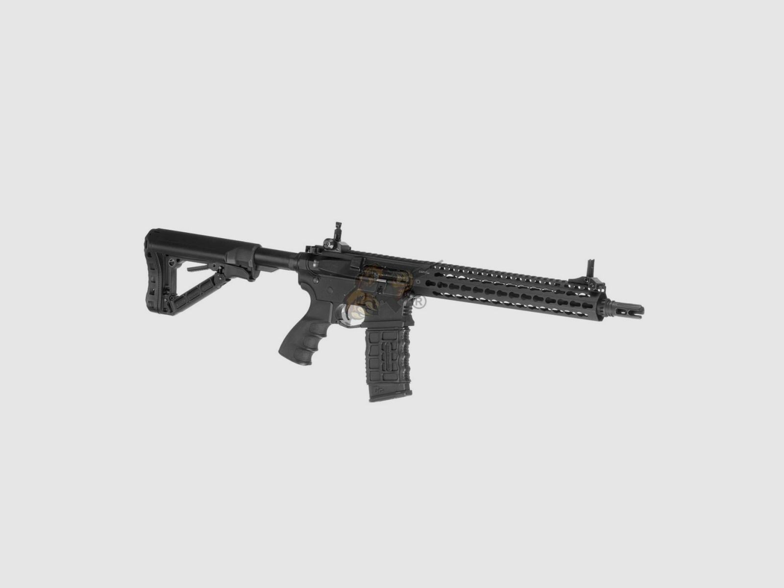 G&G CM16 SRXL met ETU in zwart Airsoft S-AEG vrij vanaf 18