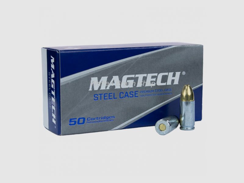 MAGTECH 9mm Luger FMJ 124grs Steel 50 Stück