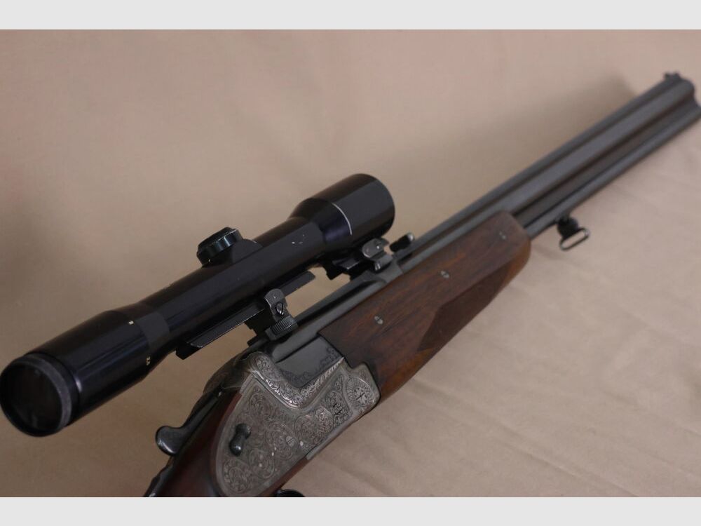 Merkel Bockbüchsflinte mit Seitenschlossen // Linksschaft // BBF -