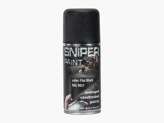 Fosco Fosco Sprühfarbe Box Army 150 ml - Schwarz