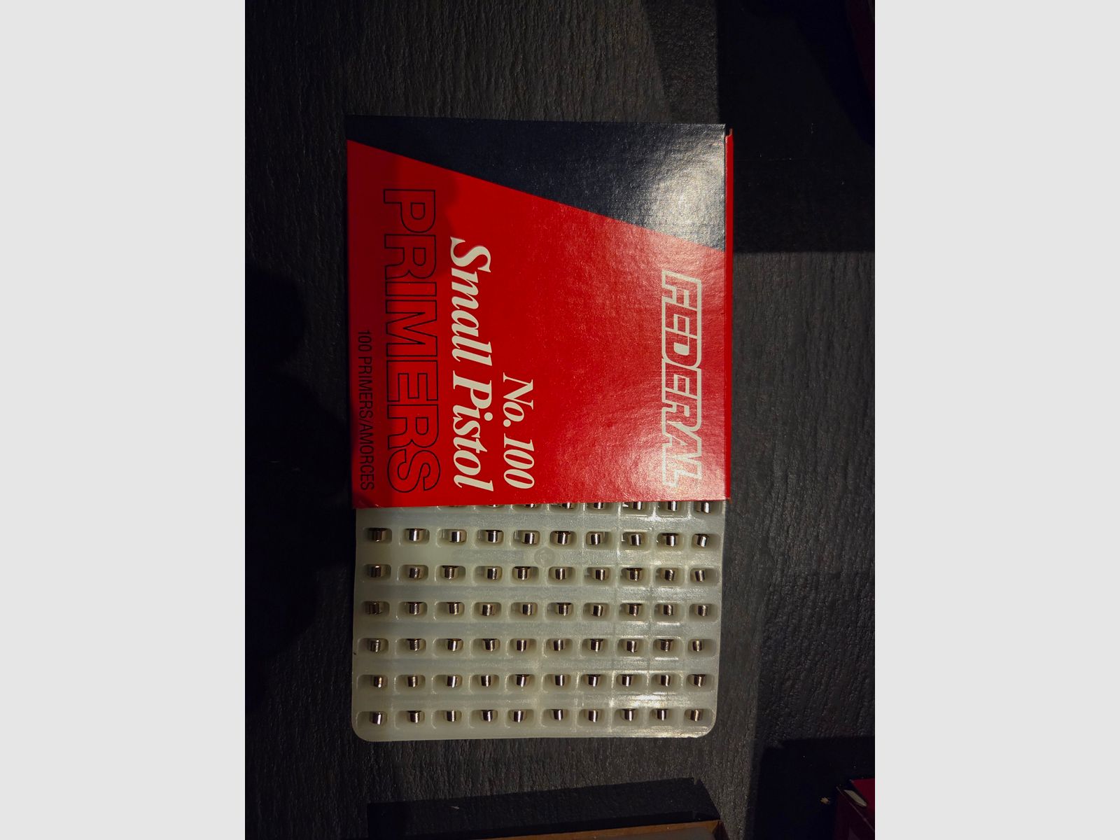 Capsulas de percusión Federal No. 100 para pistolas pequeñas