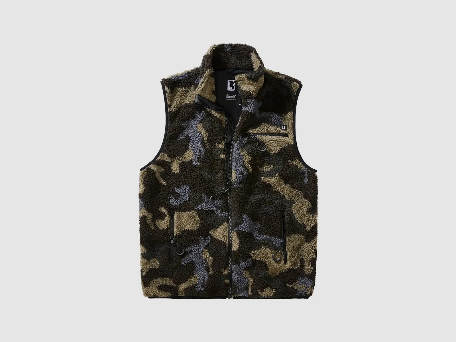 Brandit Teddy Fleece Vest - Olijf / S Heren