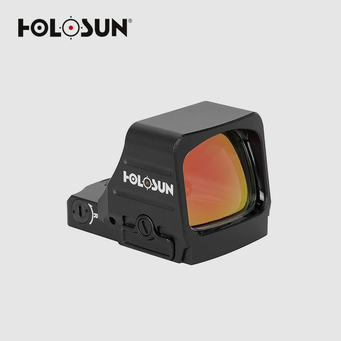 HOLOSUN HS507COMP Offenes Reflex Rotpunktvisier + wechselbarem 2MOA Punkt, 8/20/32MOA Kreis Absehen, schwarz, Jagd, Sportschießen Softair, tactical mini