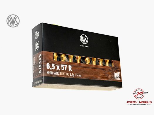 6.5x57R RWS 8.2g 127gr KS Hunting