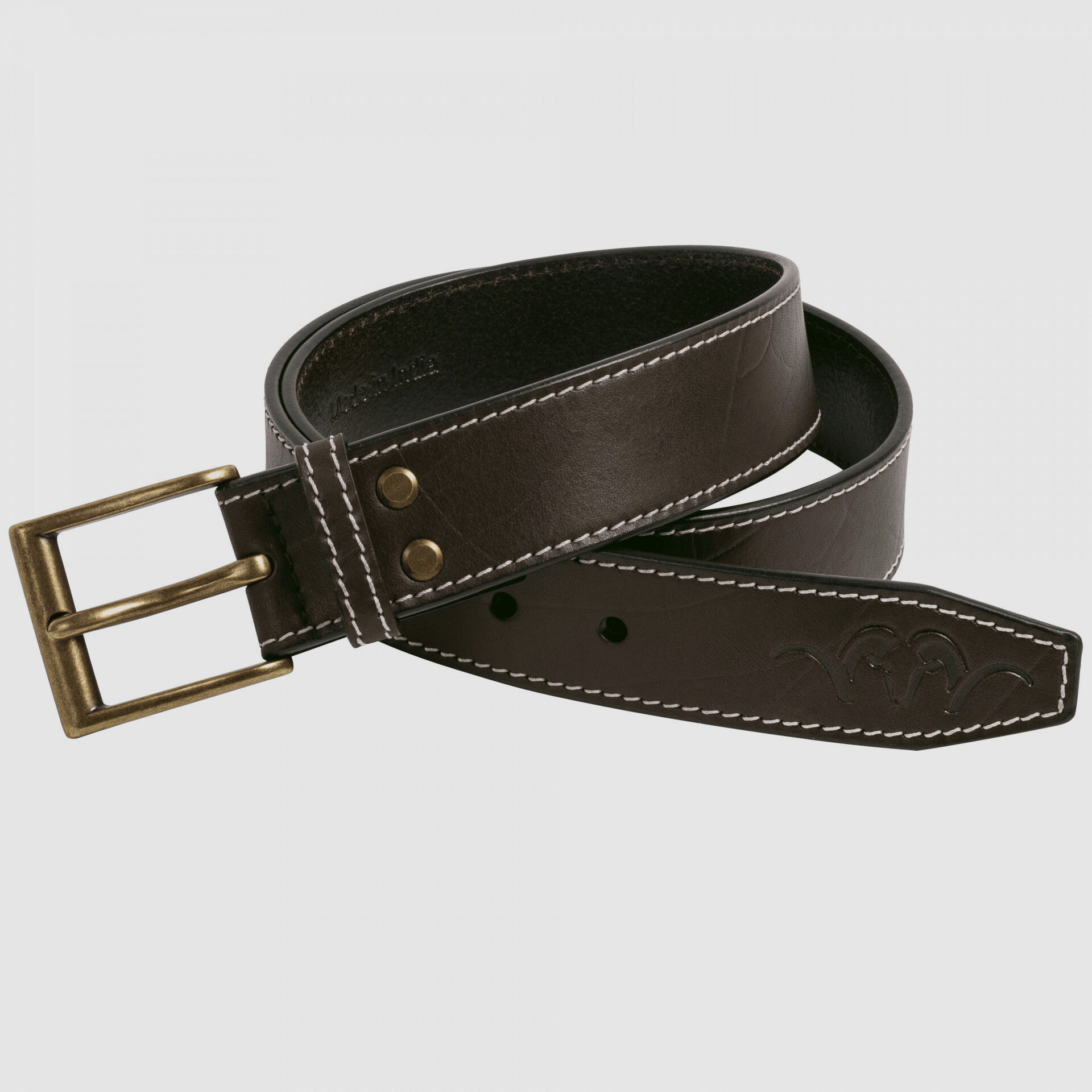 Cinturón de cuero Blaser color cognac o toffee