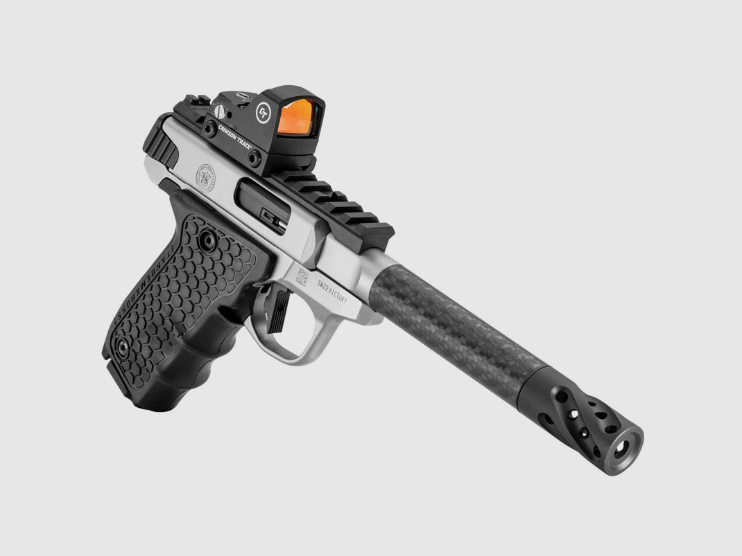 Smith & Wesson Pistol 'Performance Center' SW22 Victory Target Carbon Fiber 6' .22Lr., immagine 4 di 6