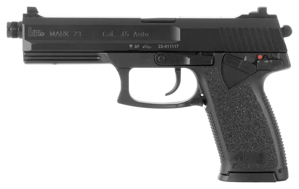 Heckler & Koch Mark 23 – .45 ACP schwarz mit Gewinde M16x1LH