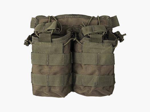 Mil-Tec Magazintasche Open Top Double oliv