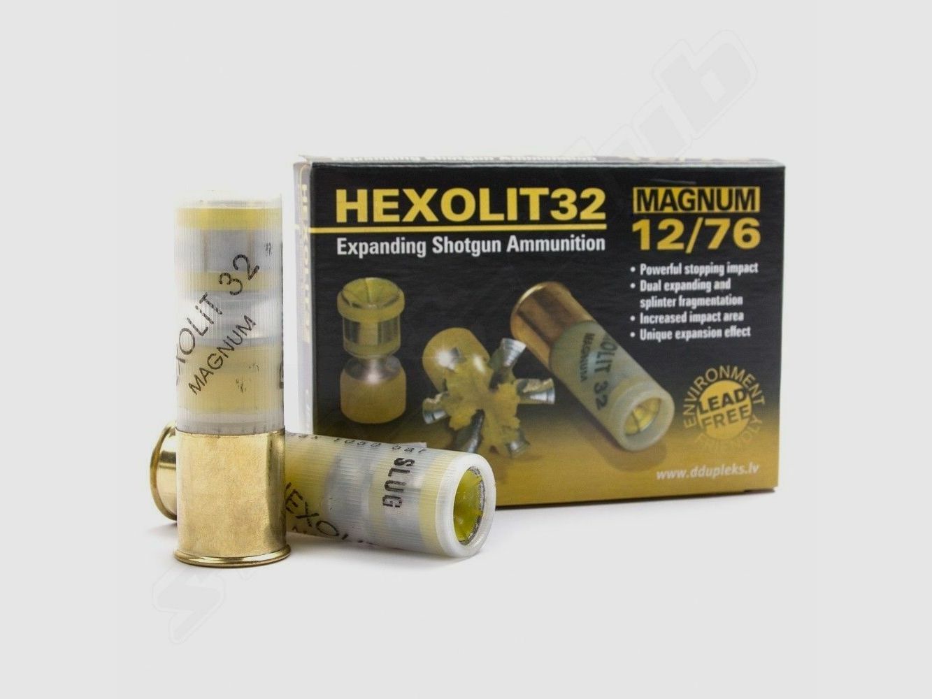 DDupleks Flintenlauf-, Jagdpatronen DDupleks Hexolit 32 12/76, Bild 1 von 2