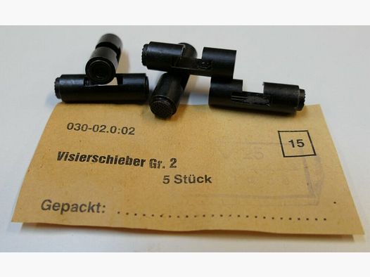 DDR VEB Geräte- & Werkzeugbau Wiesa originale DDR NVA AK 47 Visierschieber misura 2 [ 15 ] mai usato, nuovo per AK47, 7,62x39