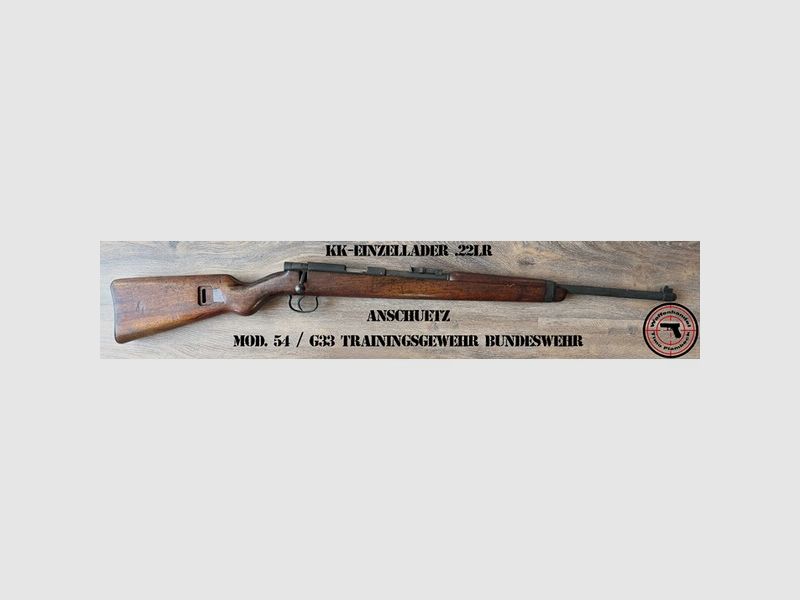 KK-Einzellader-Büchse  Anschütz  Mod. 54 / G33 Trainingsgewehr Bundeswehr  im Kaliber .22lr