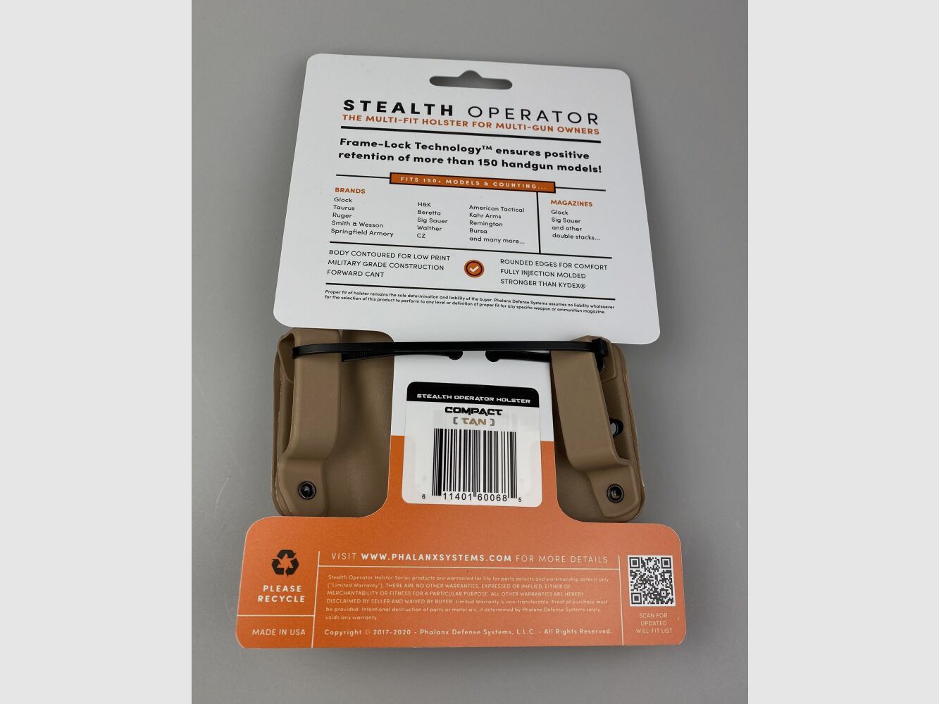 FODERO MULTIFUNZIONALE COMPATTO PER OPERATORE STEALTH PHALANX DX