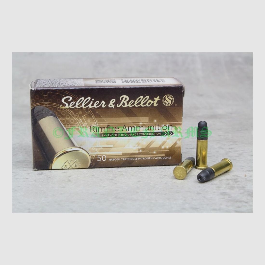 Sellier&Bellot .22 lr. Subsonic HP 40gr. 2.6g 50 pieces tiered prices
