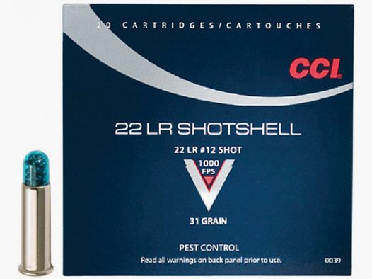 .22LR Cartuccia a pallini 2,01g / 31gr