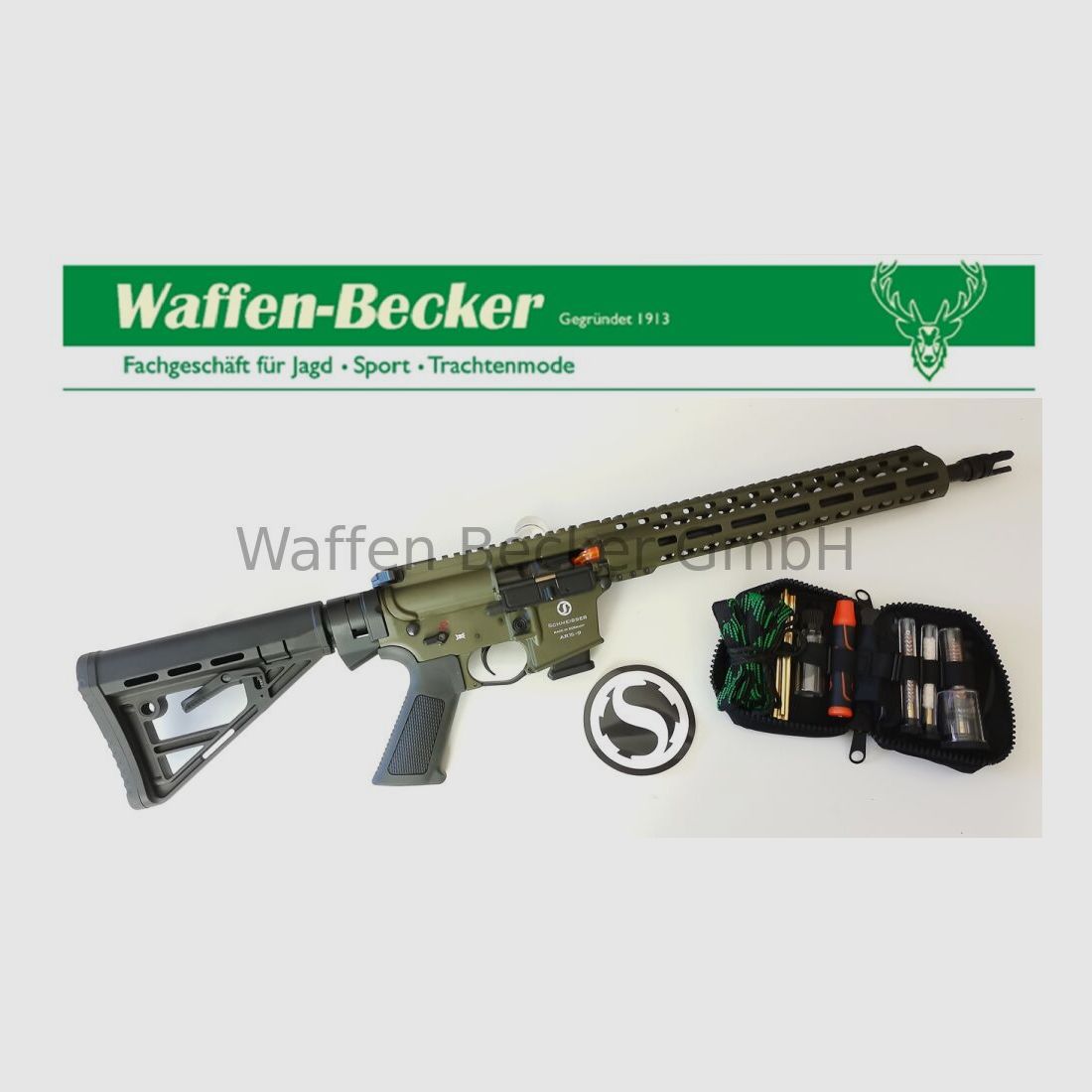 Schmeisser (Waffen Schumacher) Schmeisser AR15-9 M4FL 14,5" 9mm Luger, OD-vert