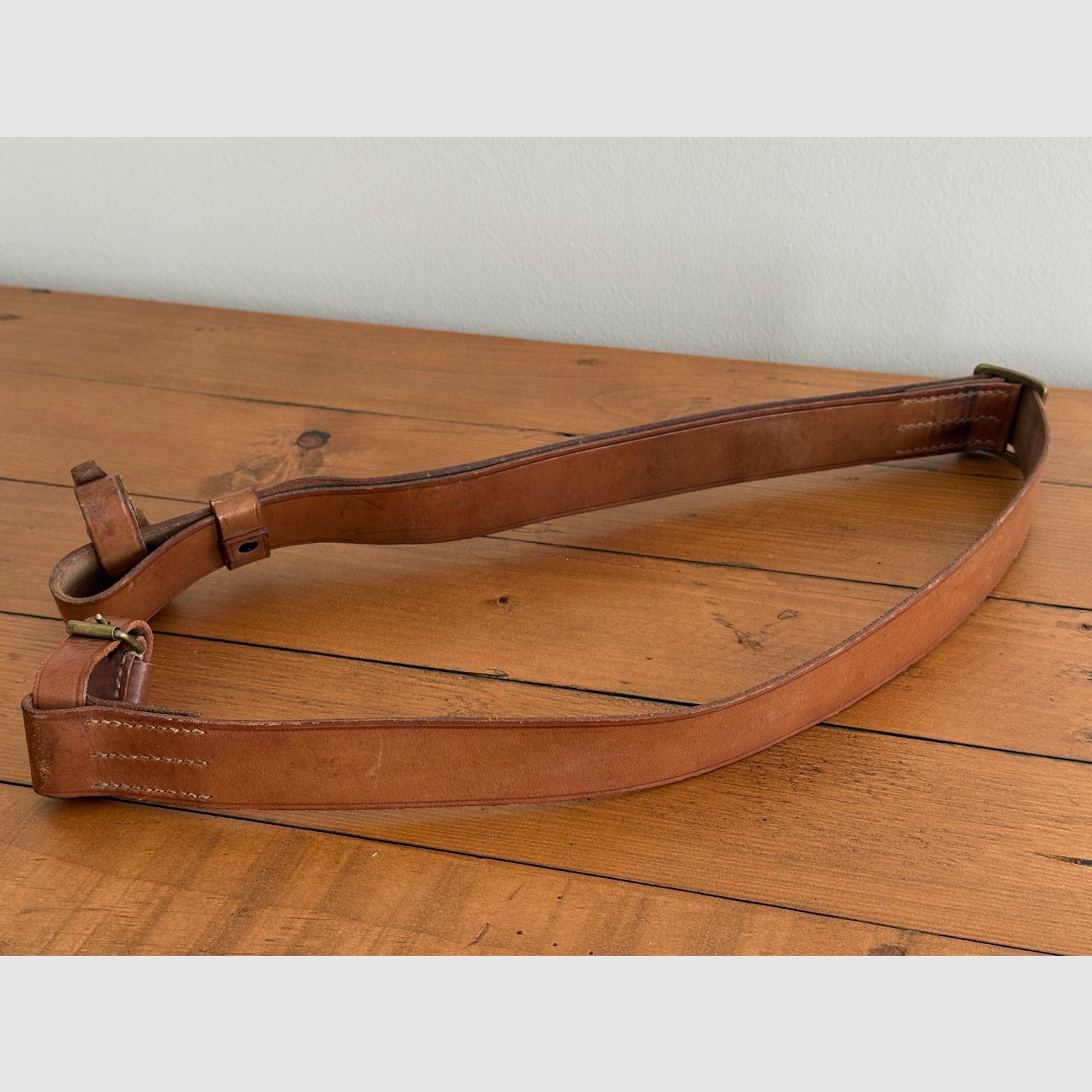 Mosin Nagant Karabiner Leder Riemen für Karabiner aus Reparation NVA DDR Gewehrriemen