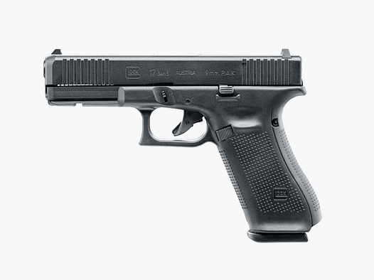 Glock 17 Gen5 SV Stahlschlitten Schreckschuss Pistole 9 mm P.A.K schwarz Limi...