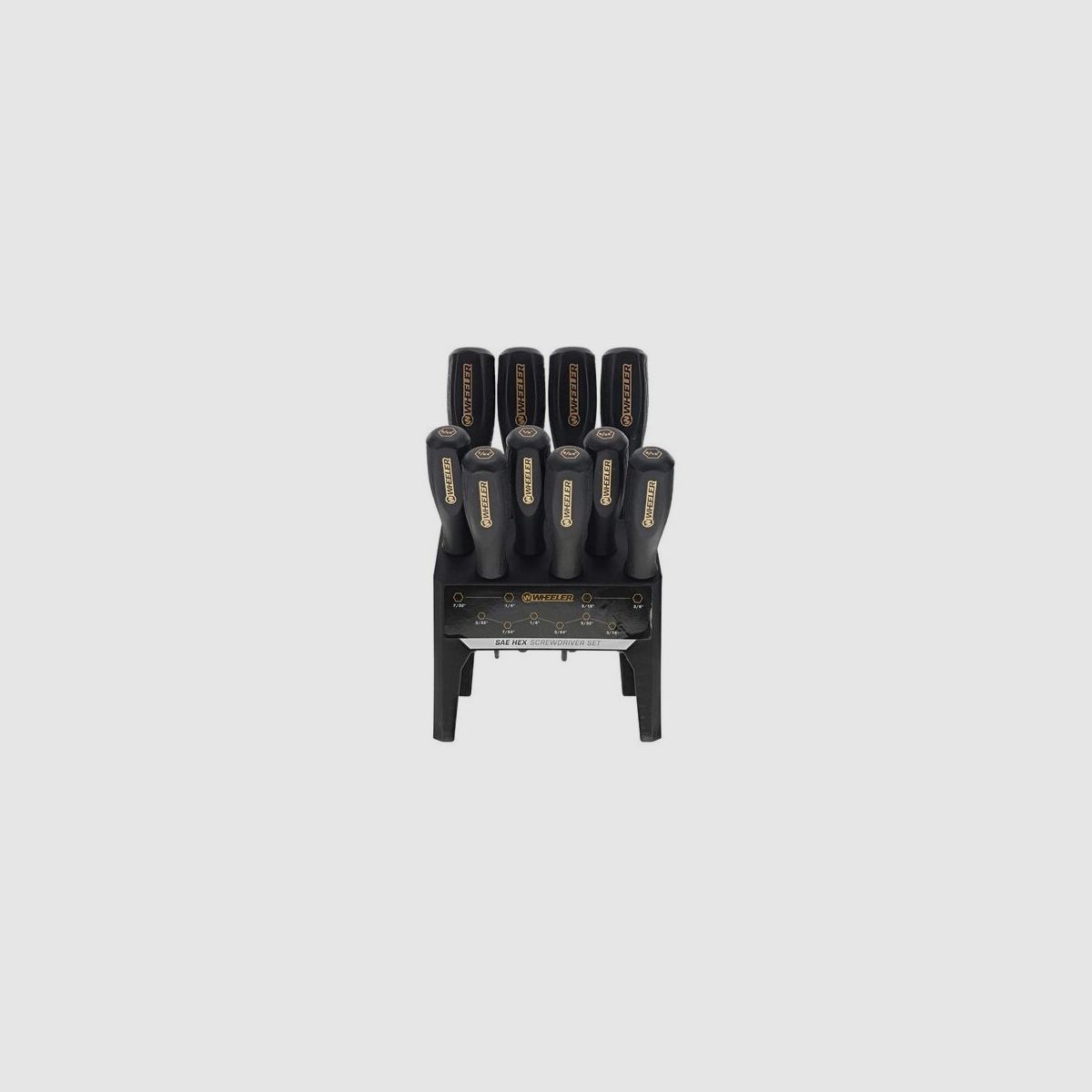 Wheeler Set 30 Sechskantschraubendreher SAE/Metrisch und Torx mit Werkbankhalter, Bild 8 von 15