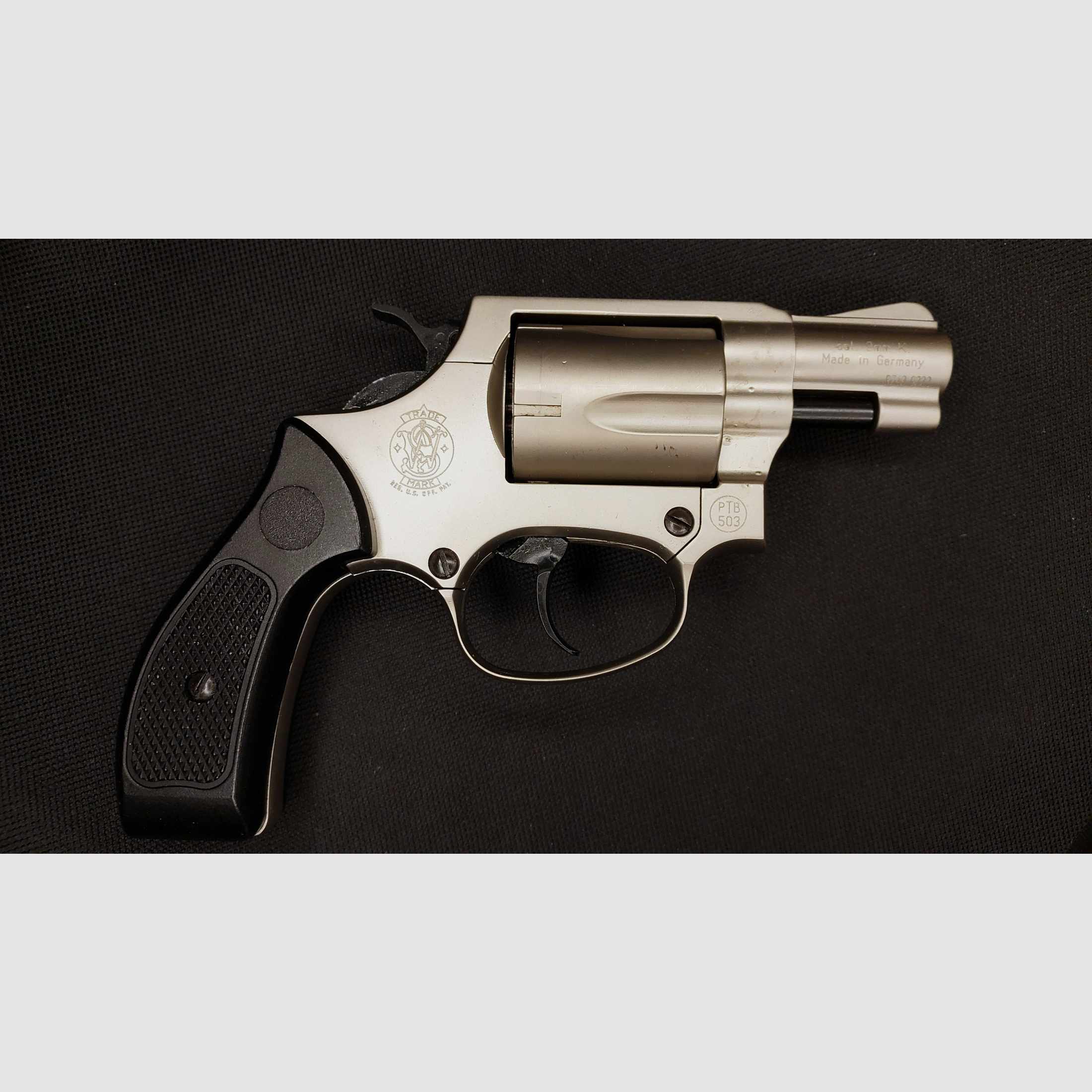 Smith & Wesson Chiefs Special Schreckschussrevolver Kal. 9mm R.K. Nickel (PTB 794)