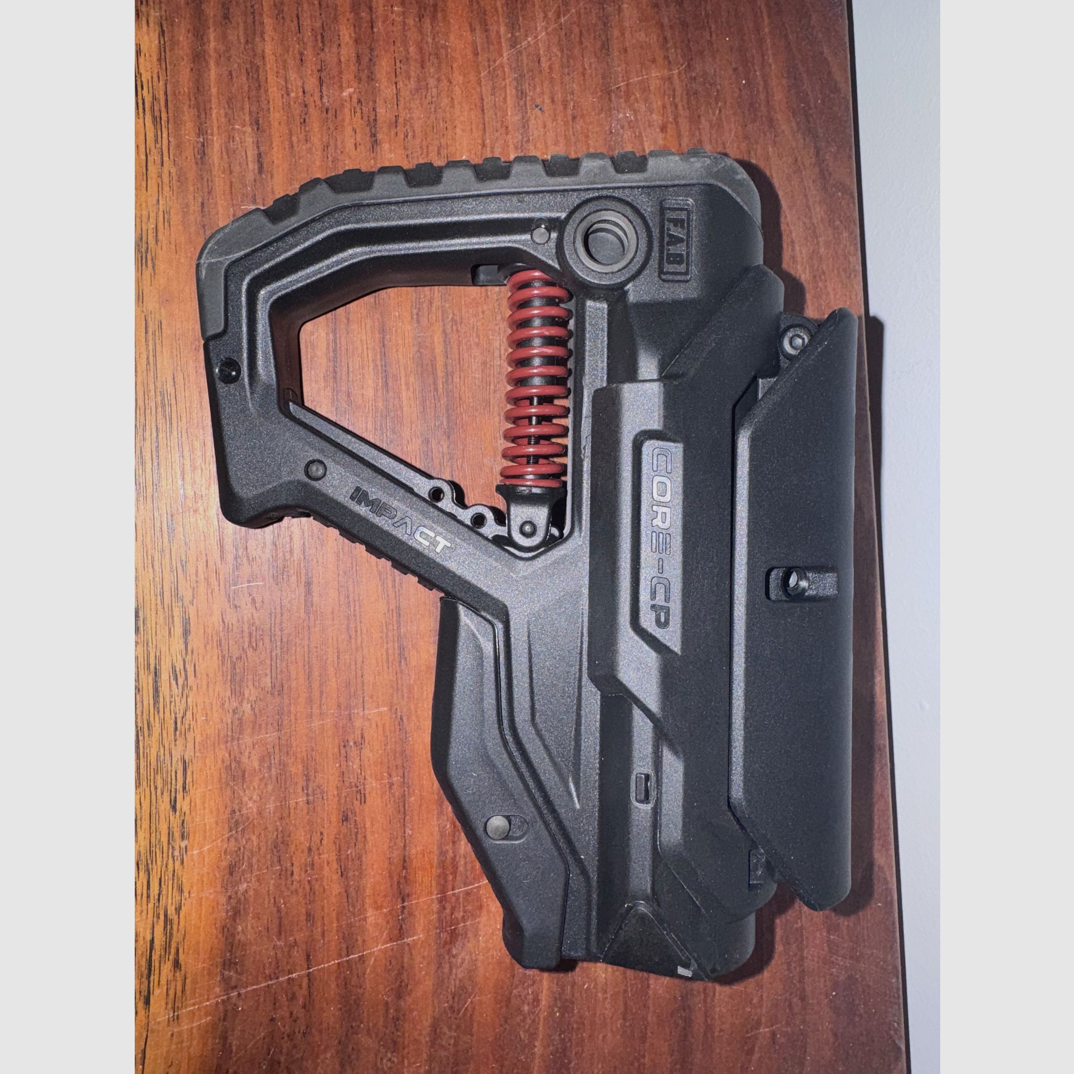 FAB Defense GL-CORE IMPACT CP, noir - stock télescopique AR15/AR10