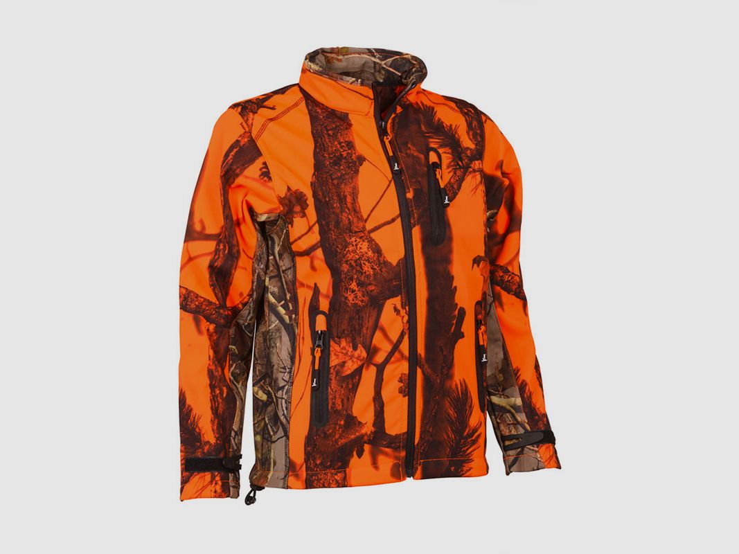 SOFTSHELL-JACKE – KIND – PERCUSSION – GHOSTCAMO, Bild 1 von 2