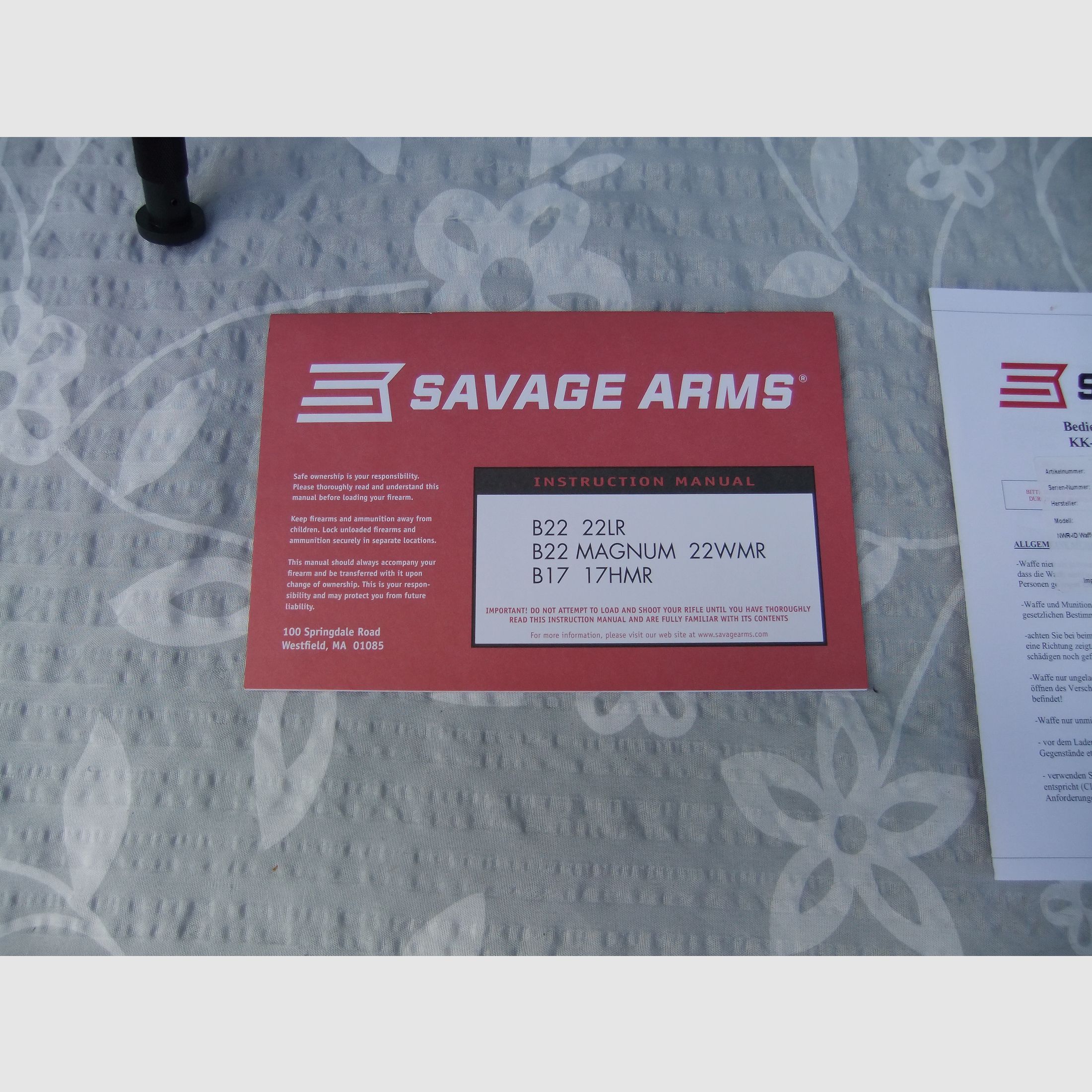 SAVAGE KK-Matchbüchse Mod. B22 PRECISION BLUE -18' .22lr Repetierer
