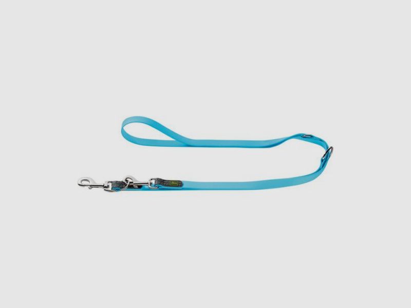 Hunter Verstellbare F?hrleine Convenience T?rkis L max. 200 cm, B 1,5 cm