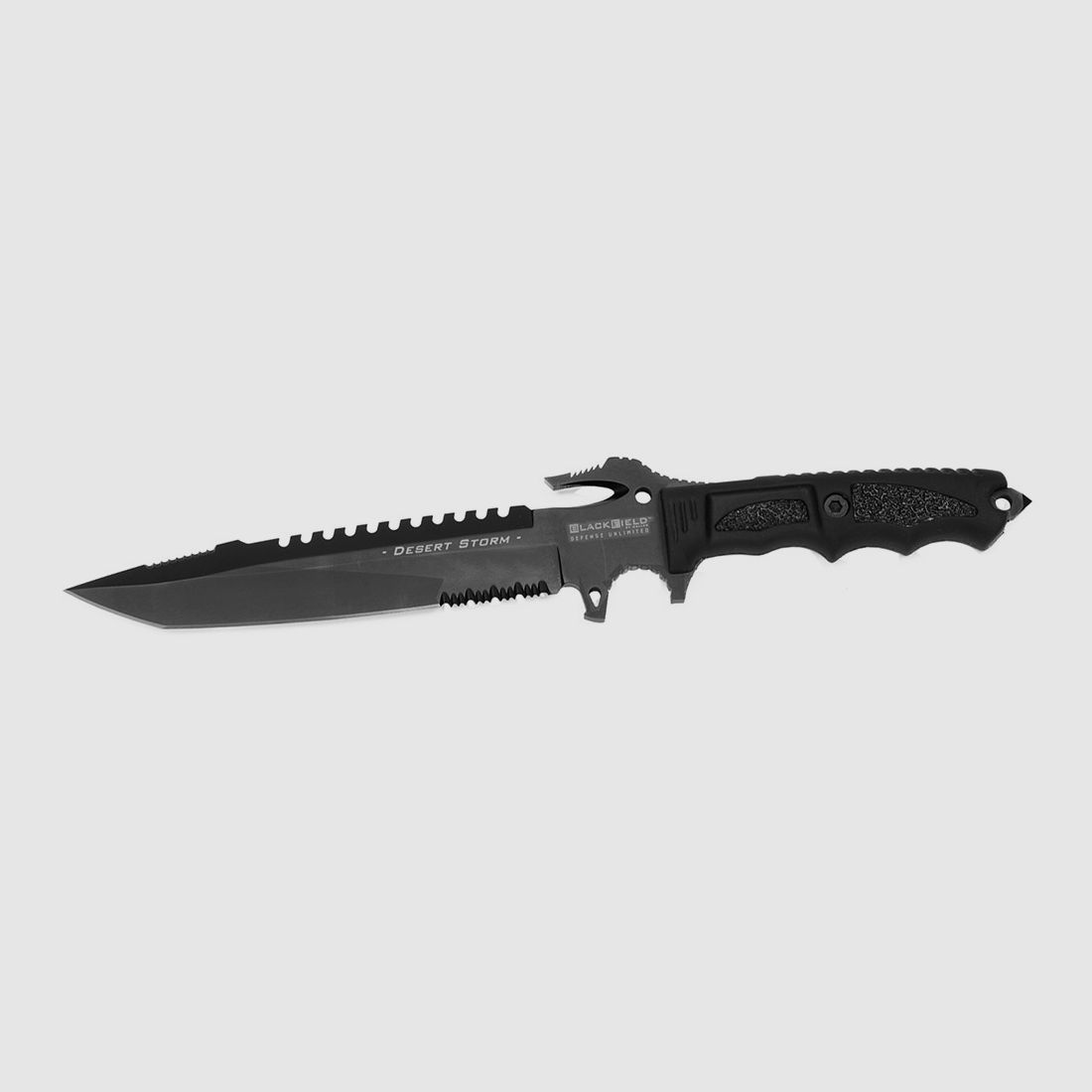 Rettungsmesser Blackfield Desert Storm Stahl 440 KlingenlĂ¤nge 22 cm inklusive Nylonscheide (P18)