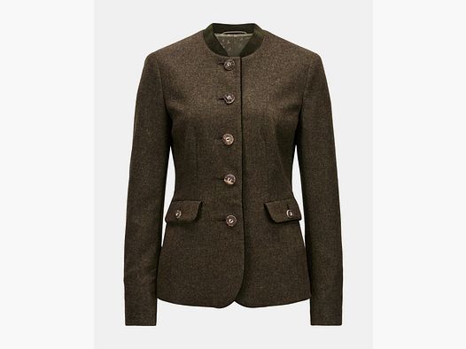 Habsburg veste Mariella en laine vierge coloris olive