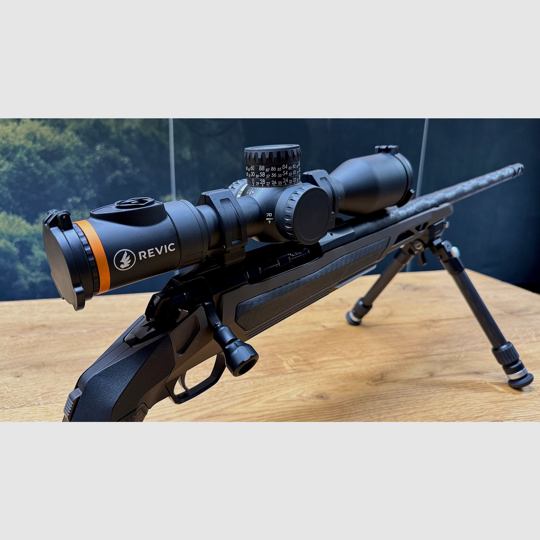 Gunwerks Endex / 6.5 PRC / 20'' barrel length / Revic mount / Revic Radikl RS25b 4-25x50 / Elevate 2.0 bipod / NEW
