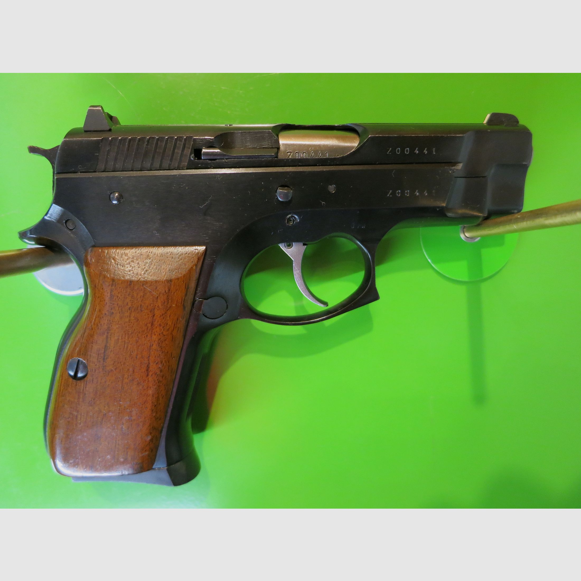 Tanfoglio TA90 Baby, halbauto. Selbstlade-Sportpistole, klein und handlich Selbstverteitigungs-Klassiker, Kaliber 9 × 19 mm, ohne Lauf       #30