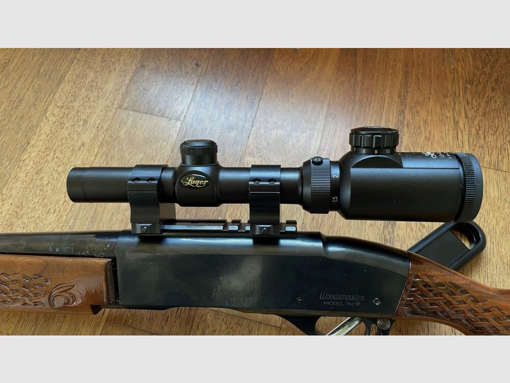Remington 742 Woodsmaster inkl. Optik Luger 1,5 - 4,5 x 2, Kal. .30-06 Spri