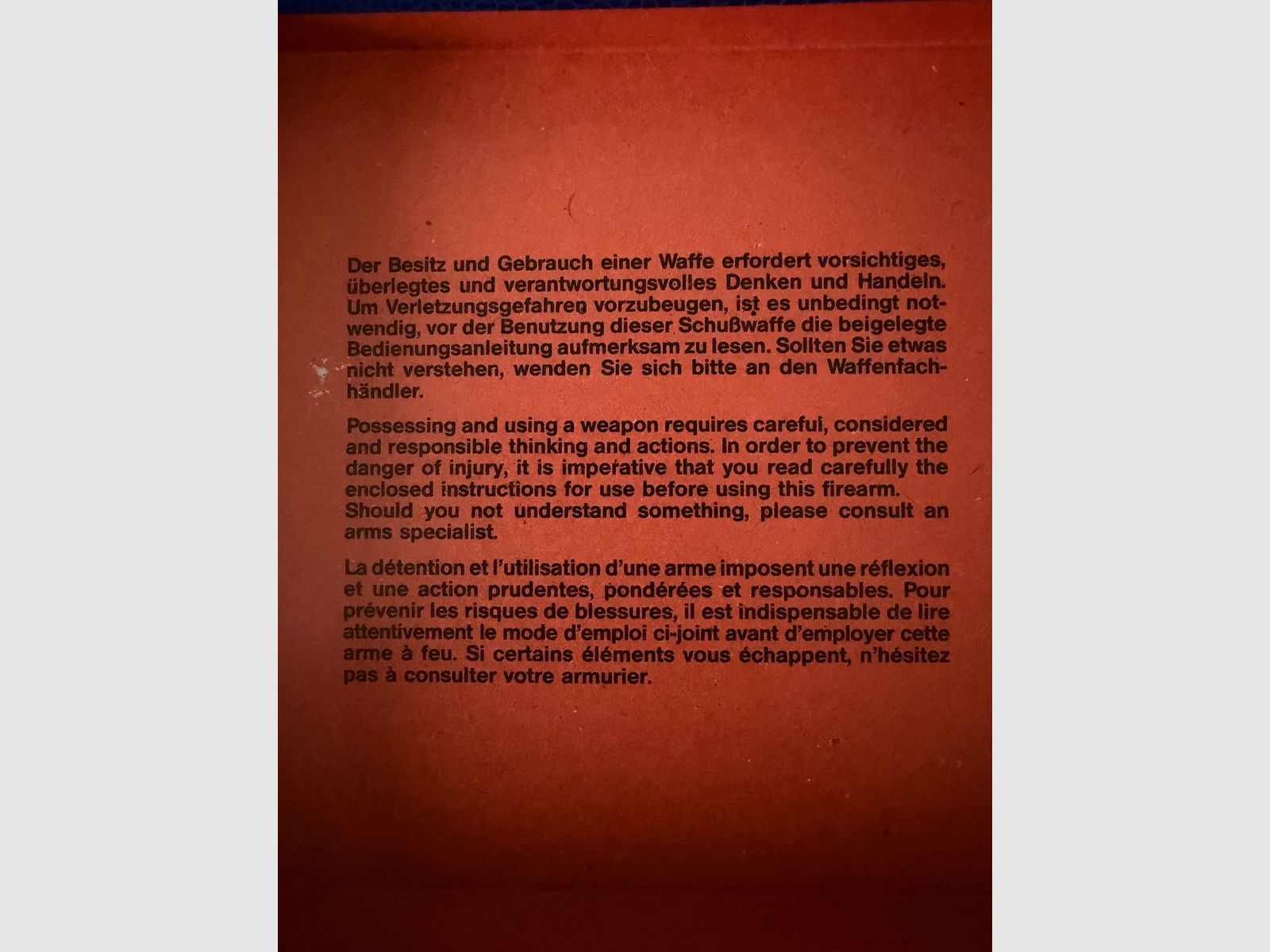 Röhm RG 800 8 mm K. Bang blank firing gas pistol OVP unfired