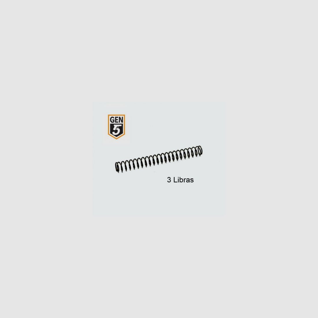 Schlagfeder EEMANN GLOCK 3,0 LB., Bild 1 von 2