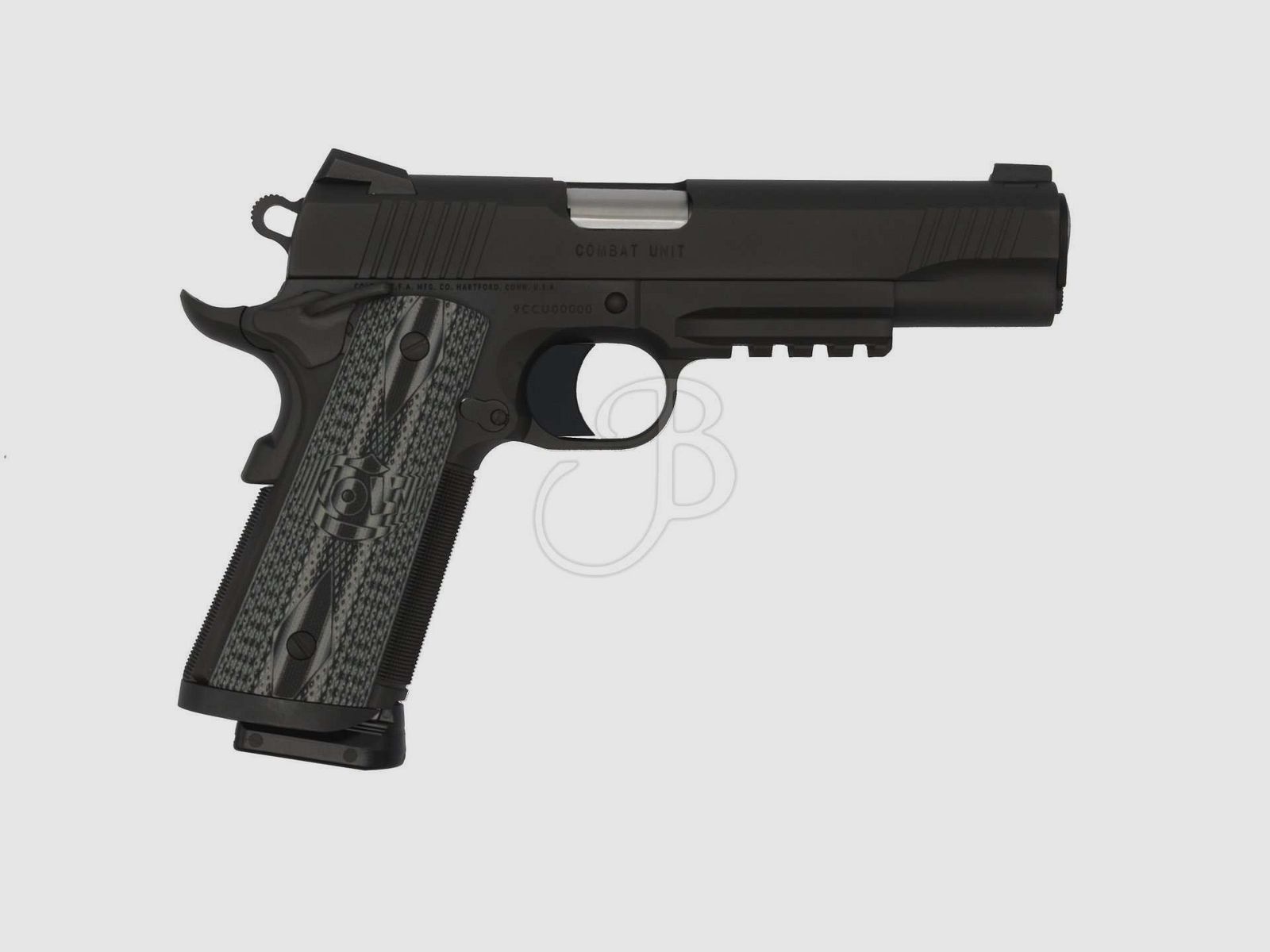 Colt Pistole Combat Unit Rail Gun 5" Schwarz Kal.45 ACP, Bild 2 von 2