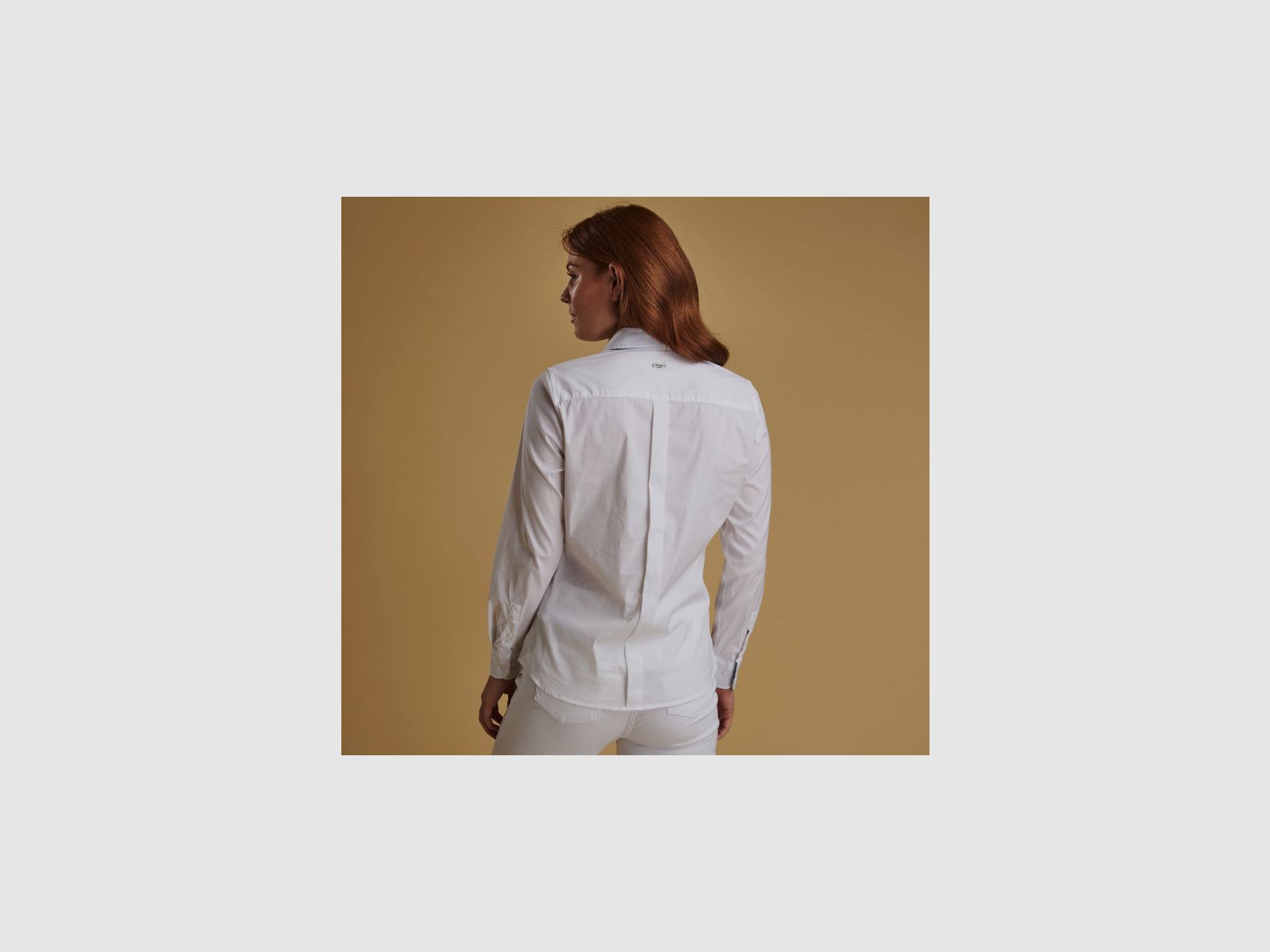 Koszula BARBOUR Malvern Biała