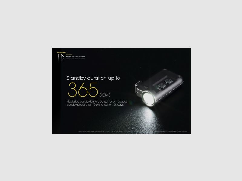 Lampe torche Nitecore TINI verte, 380 lumens, image 13 sur 21